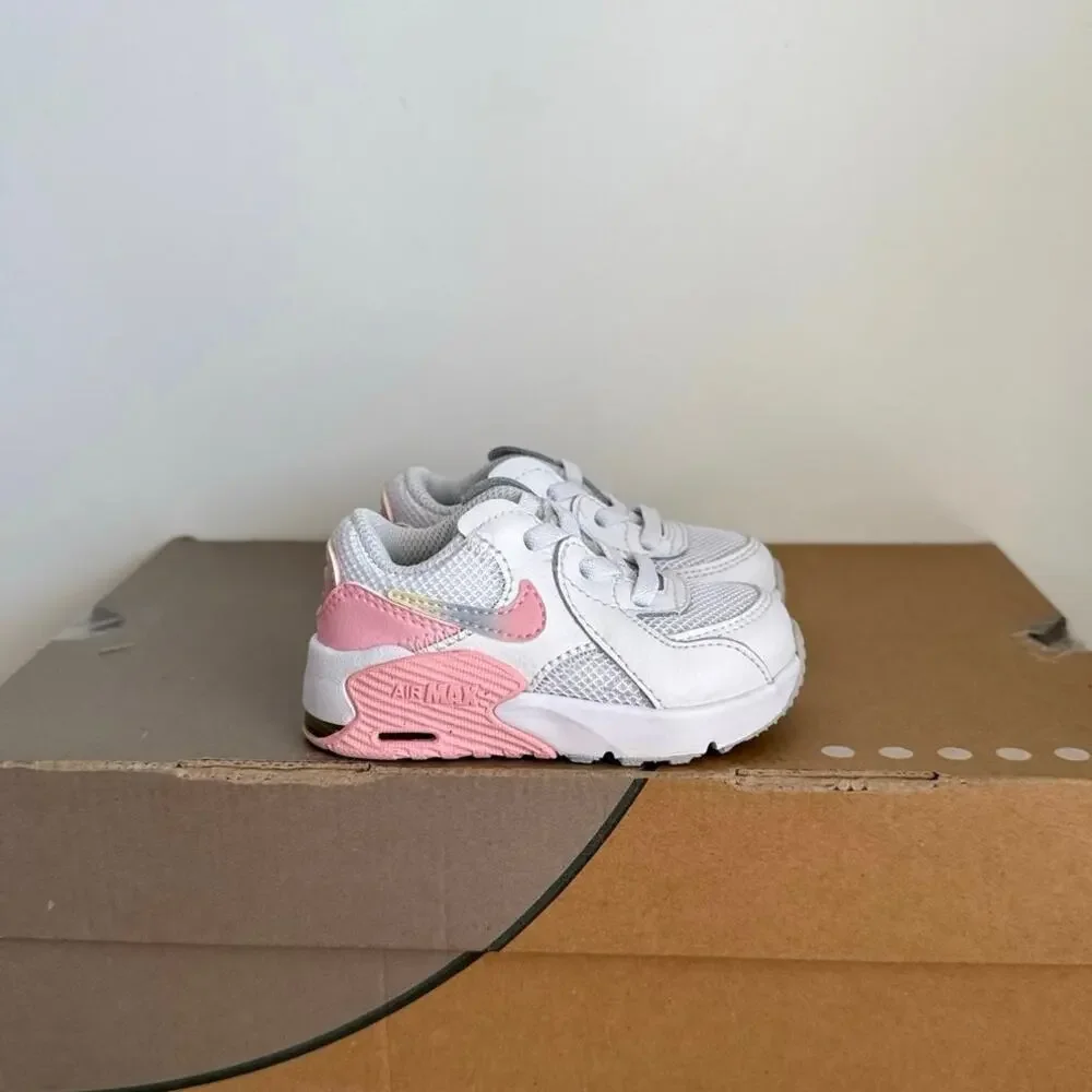 Nike Air Max Excee White/Pink Toddler Sneakers- SZ 4 C
